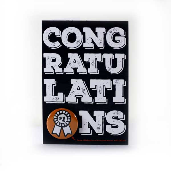 Button Greeting Cards, People Power Press Button Greeting Card Collection,