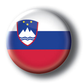 Slovenia - Flags of The World Button/Magnet