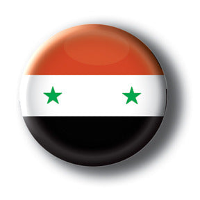Syria - Flags of The World Button/Magnet