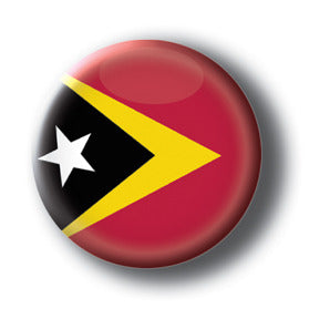 East Timor - Flags of The World Button/Magnet