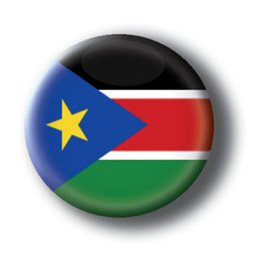 South Sudan - Flags of The World Button/Magnet