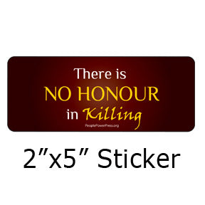 There Is No Honour in Killing