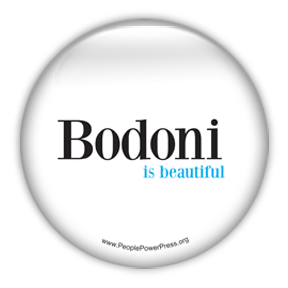 Bodoni Is Beautiful - Graphic Design