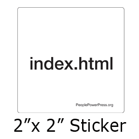 index.html sticker design