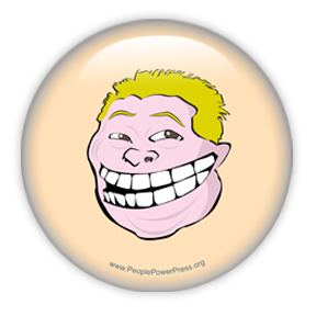 Rob Ford Trollface Button