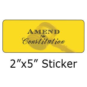 Amend The Constitution - Politcal Revolution Button/Magnet