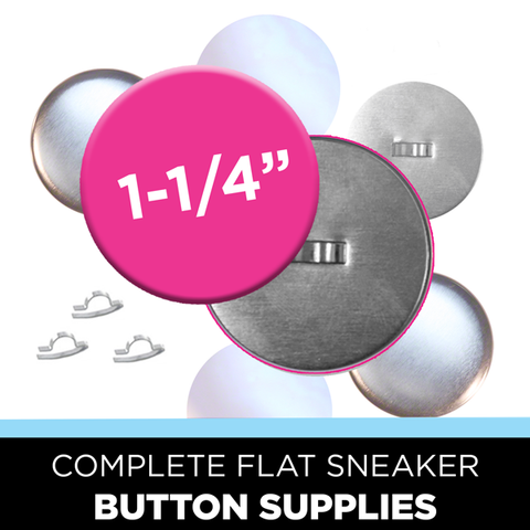 SPECIAL*** SAMPLE PACK: Try 50% OFF 1-1/4" Button Parts - 25's
