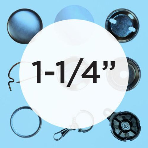 SPECIAL*** SAMPLE PACK: Try 50% OFF 1-1/4" Button Parts - 25's