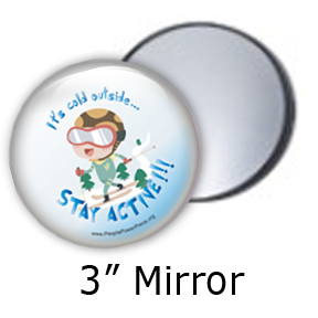 skiing mirror design