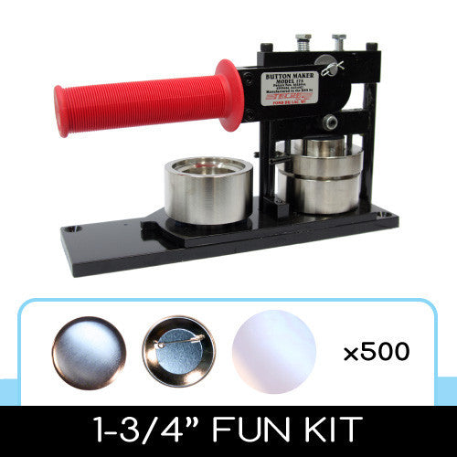 2-1/4 Button Maker Kit for do it yourself button making – People Power  Press for Custom Buttons, Button Makers, Button Machines and Button & Pin  Parts