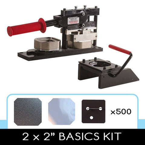 2 x 2 inch square button making beginner kit