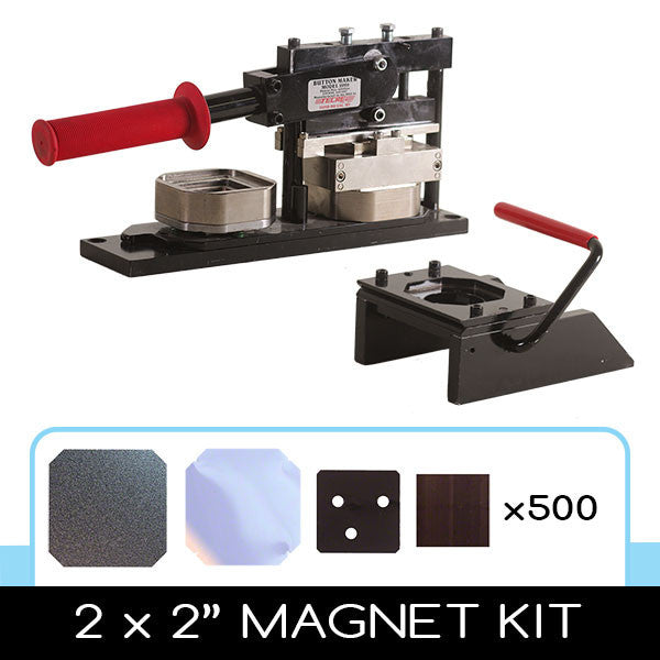 2 x 2 Square Standard Button Maker Machines and Start Up Kits