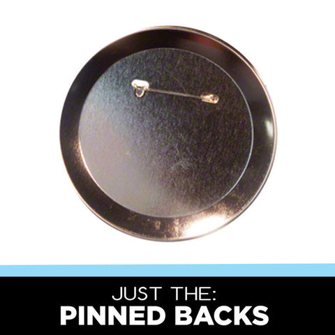 3.5 inch metal pinned backs