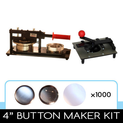 4" button maker kit for diy photo buttons