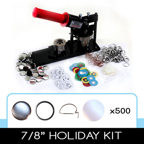 7/8" Standard Button Maker Machines and Start Up Kits