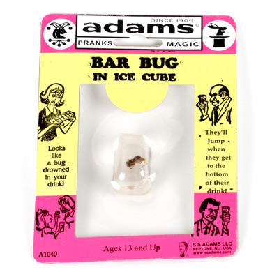 Bar Bug In Ice Cube Gag Gift