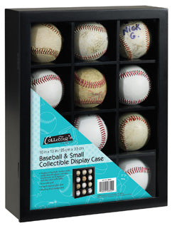 CLEARANCE: Hockey Puck, Baseball and small collectible display case Great display for model vintage stuff