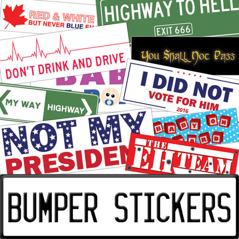 Vinyl Bumper Stickers