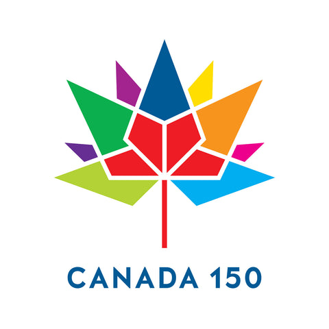 Labels and Stickers for Canada 150 Multi Colour