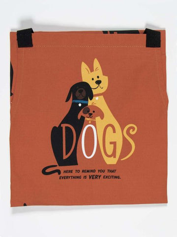 dogs are the best apron blue q
