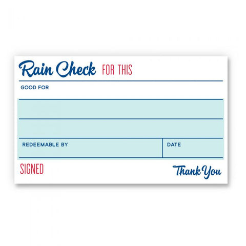 rain check cards