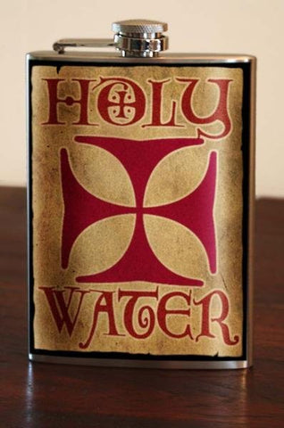 Trixie & Milo Holy Water Designed Flask