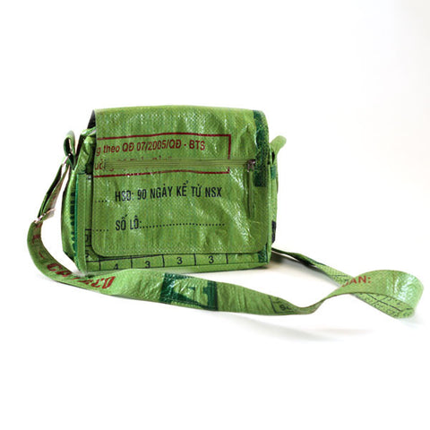 Small Rice Messenger Bags - Basura Recycled Rice Bags