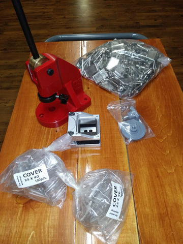 Metallic-Rounded Rectangle Key Holder Kit Complete
