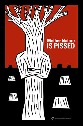 Mother Nature is Pissed. Last tree standing