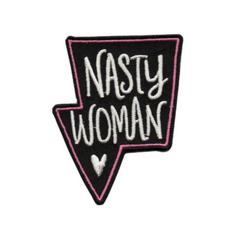 Nasty-Woman-Feminist-Iron-On-Patch