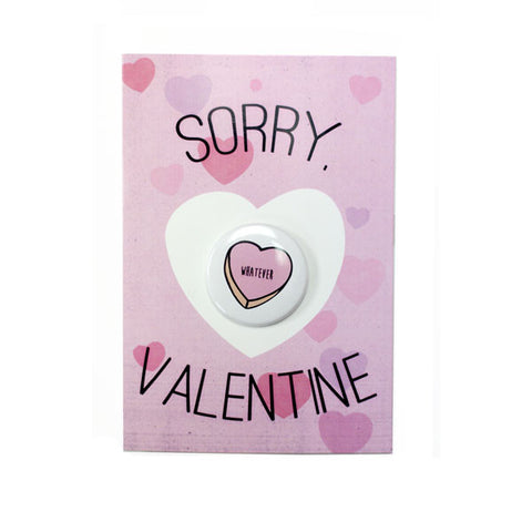 Mean Valentine Card "Whatever"