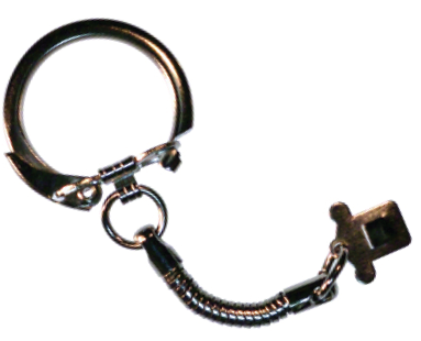 Snake Keychain with Tab