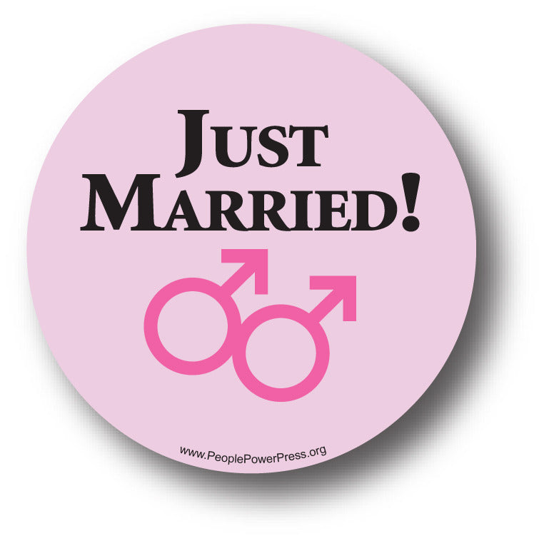Just Married - Boys - Queer Button