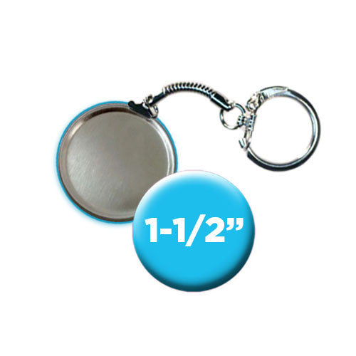 Custom Snake 11/2" Keychains People Power Press for Custom Buttons