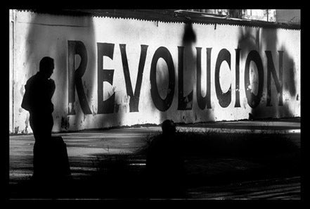 Revolucion Poster    R-E-V-O-L-U-T-I-O-N! available as a poster or postcard
