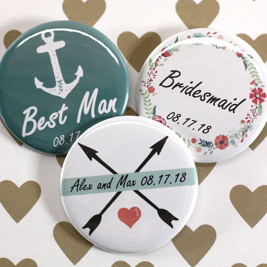 Great Ideas: Buttons for Your Wedding!