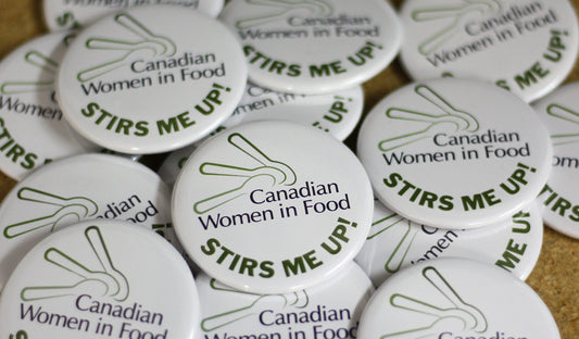 Canadian Women in Food: Using Buttons to Stir Things Up!