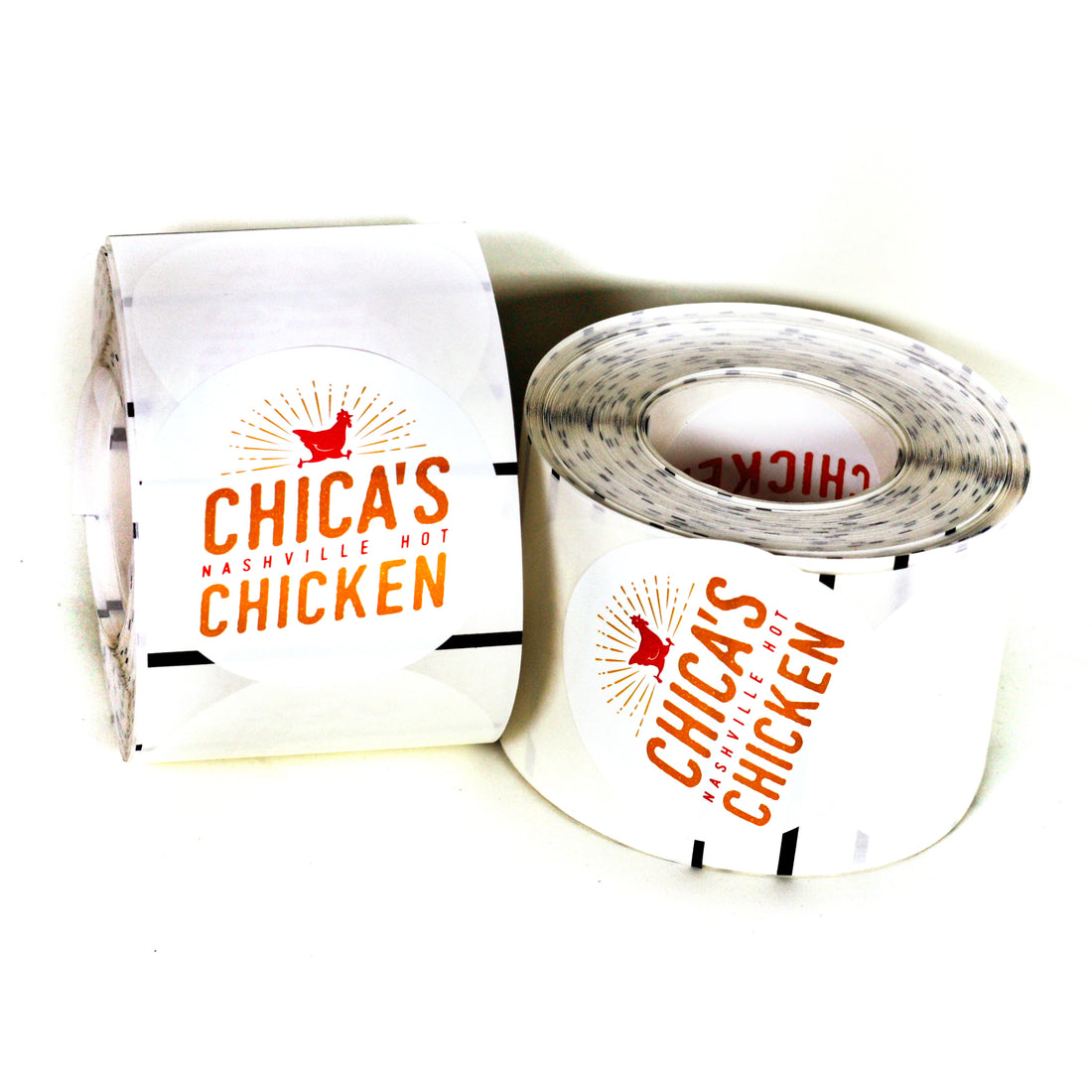 chica's chicken toronto custom takeout stickers