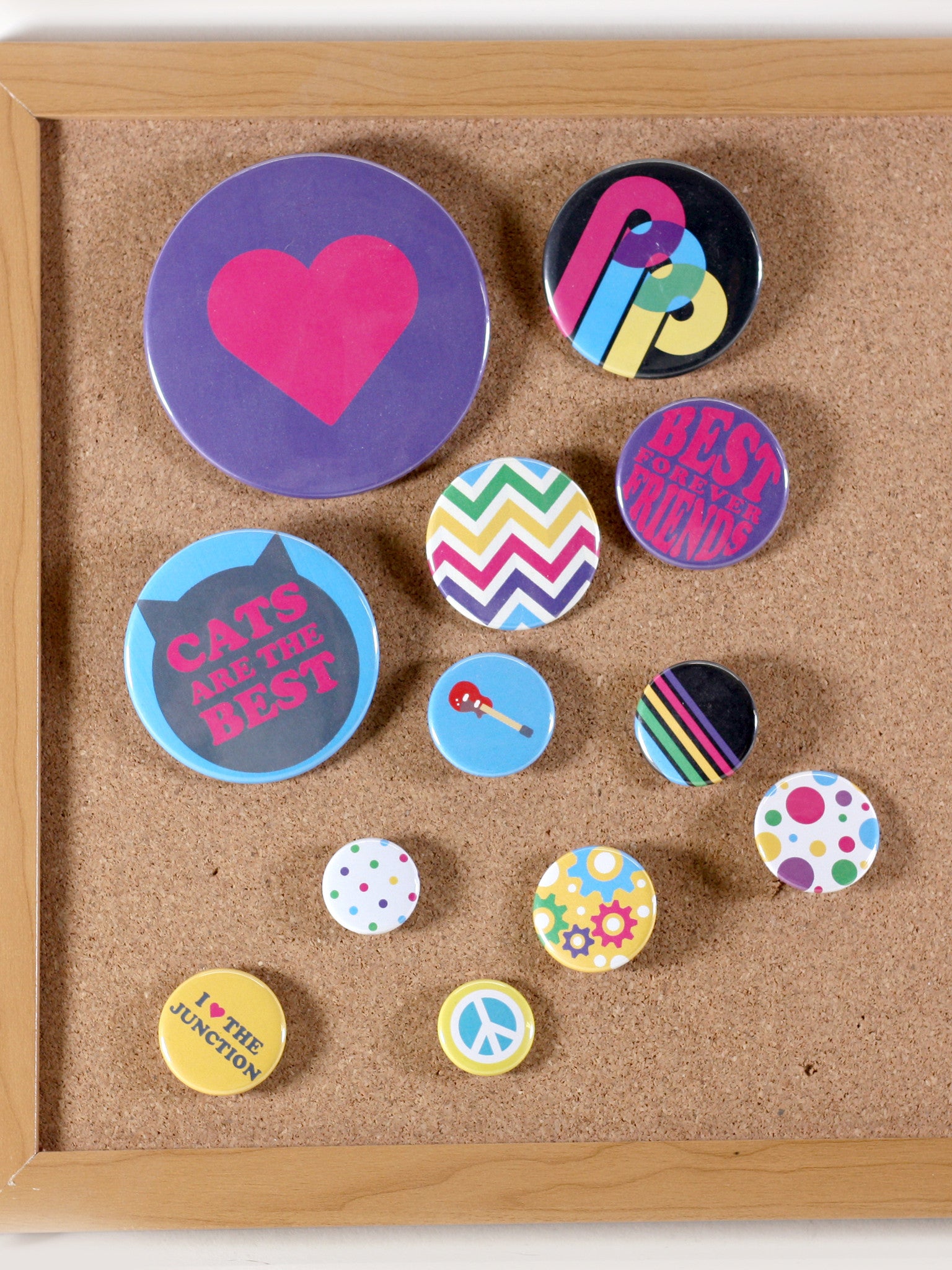 Display Items Button Great Ideas: Displays for your Button Business – People Power Press for ...