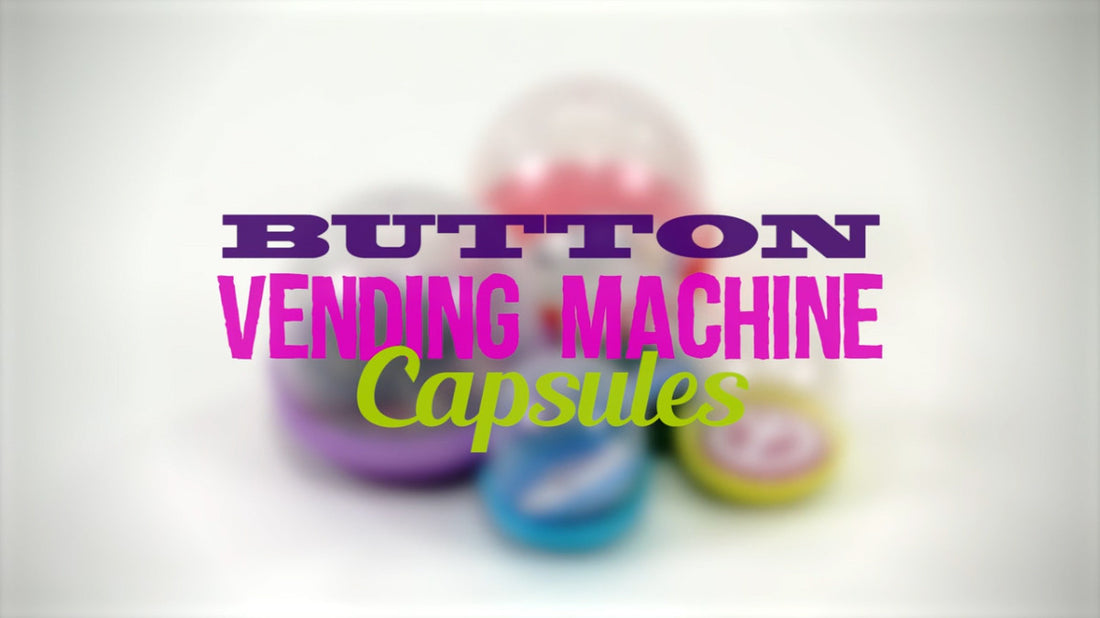 Video Button Vending Machine Capsules