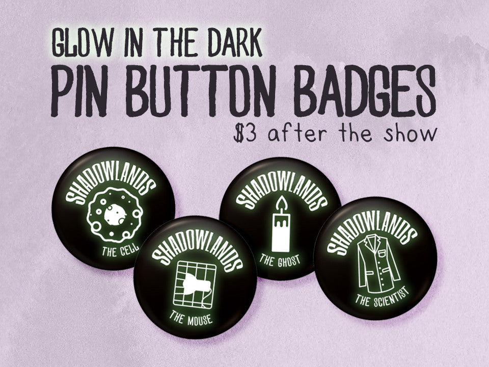 Custom Glow in the Dark Pinabck Buttons by People Power Press