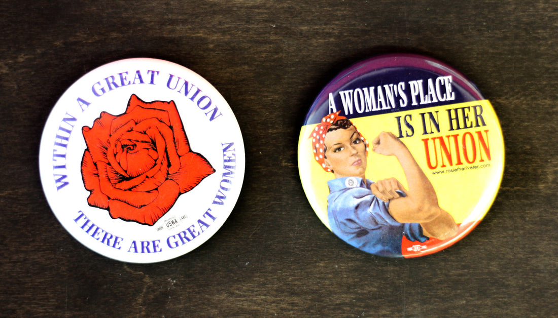 Labour Day - Retro Union Buttons