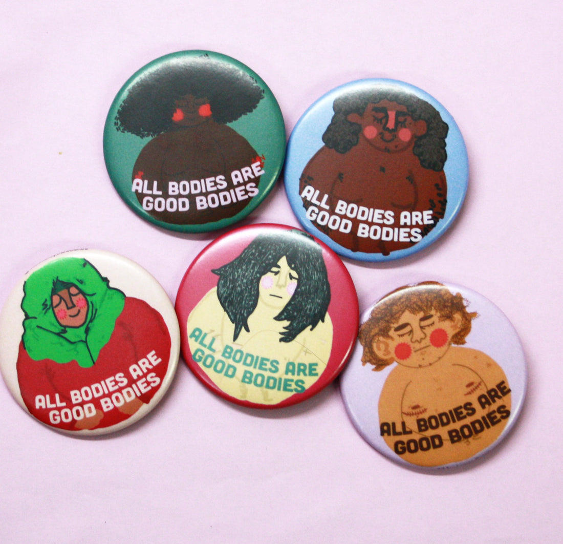 radical self love buttons