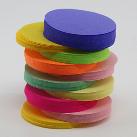 pre-cut blank paper circles for button making