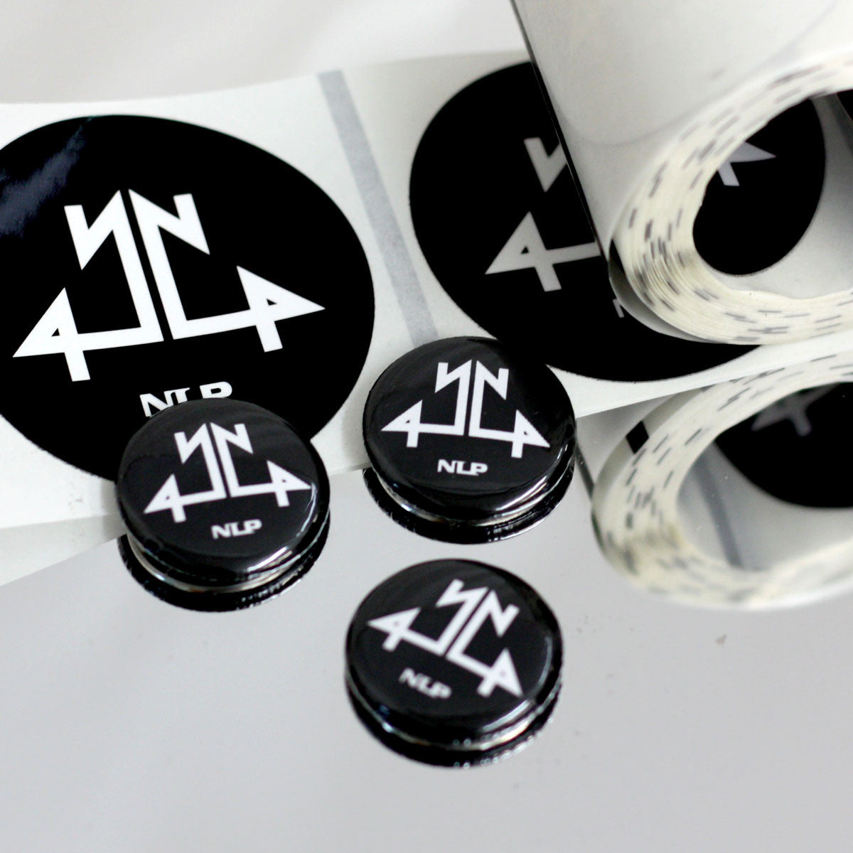 Buttons for Bands and Stickers Too! Button and Label Combos from Peopl ...