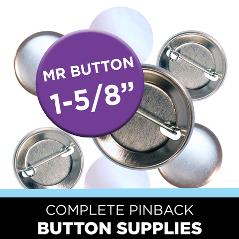 1-5/8" Mr. Button Parts & Supplies
