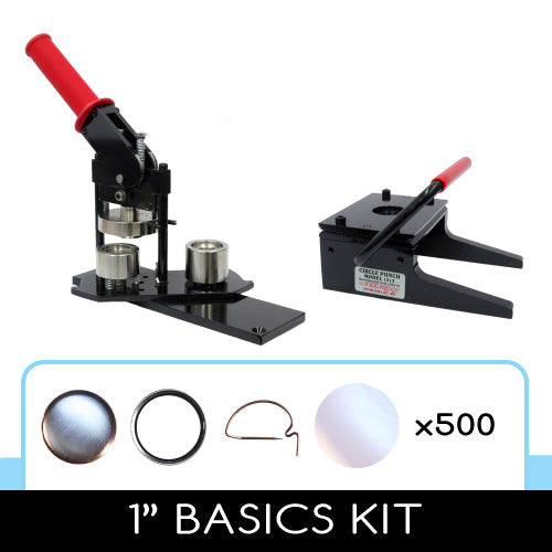 Machine Button The Button BASICS KIT - 1” Round Buttons – People Power Press for ...