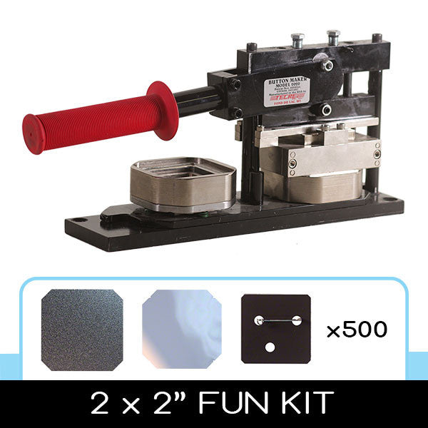 2 x 2 inch square button making kit