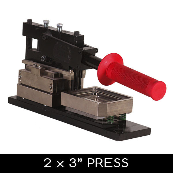 2 Button Machine 2” x 3” Rectangle Button Machine Hand Press (BM-2030) – People Power ...