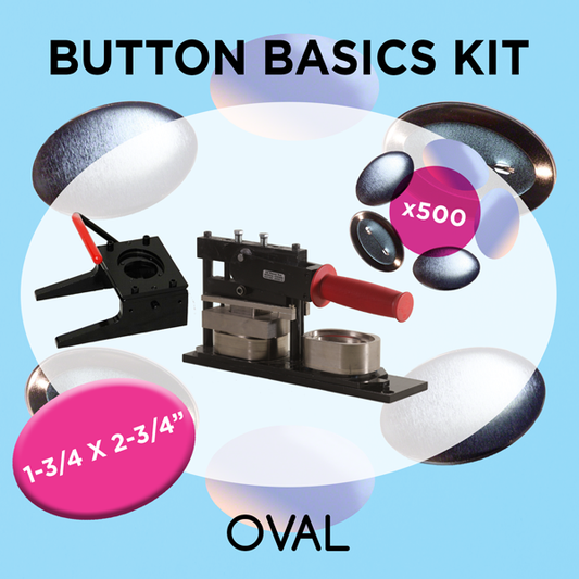 Oval Button Maker Machines from People Power Press